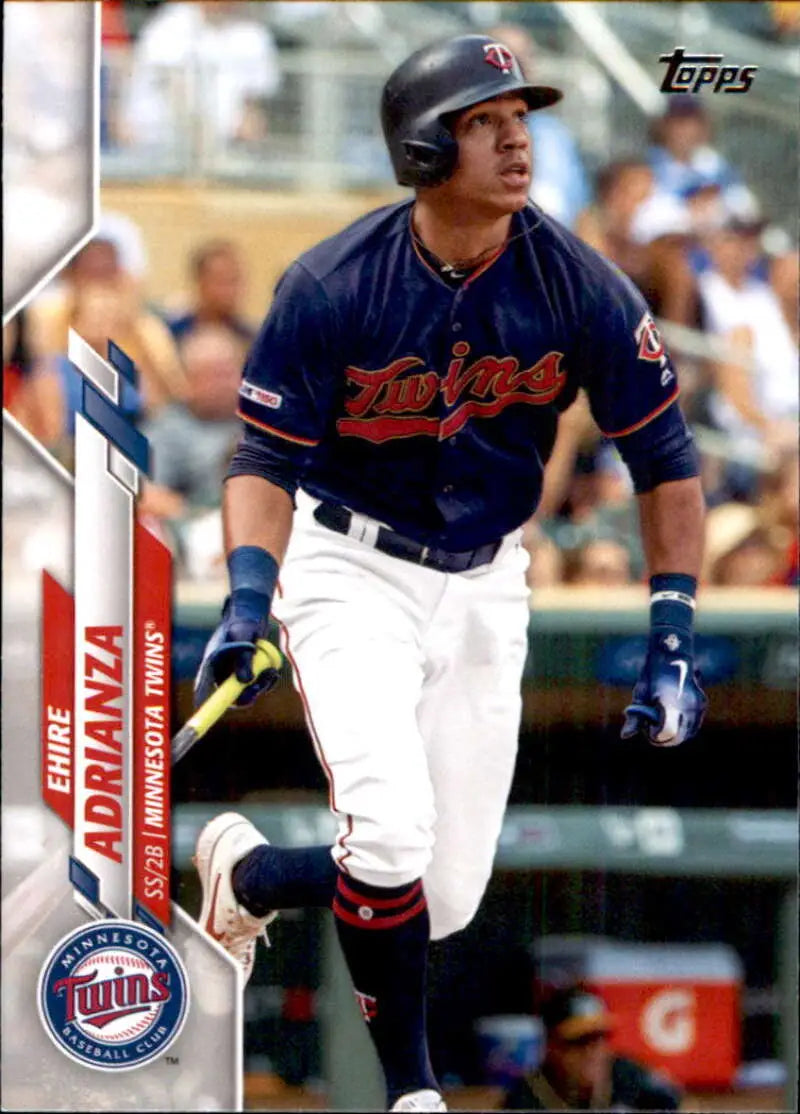 2020 Topps #690 Ehire Adrianza NM-MT Minnesota Twins Baseball Card - Baseball Card Single