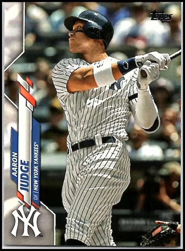 2020 Topps #7 Aaron Judge NM-MT New York Yankees Baseball Card - Baseball Card Single