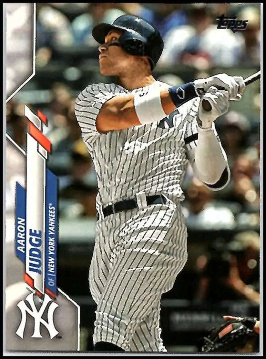 2020 Topps #7 Aaron Judge NM-MT New York Yankees Baseball Card - Baseball Card Single