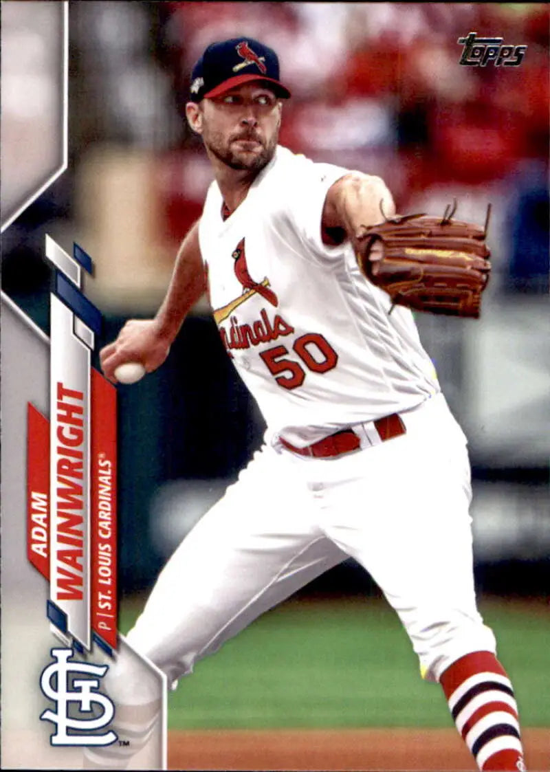 2020 Topps #700 Adam Wainwright NM-MT St. Louis Cardinals Baseball Card - Baseball Card Single
