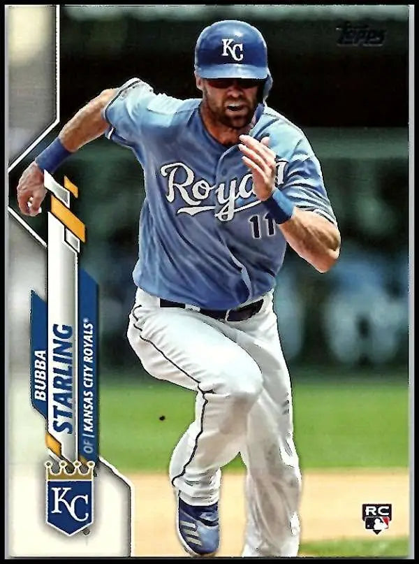 2020 Topps #74 Bubba Starling NM-MT RC Rookie Kansas City Royals Baseball Card - Baseball Card Single
