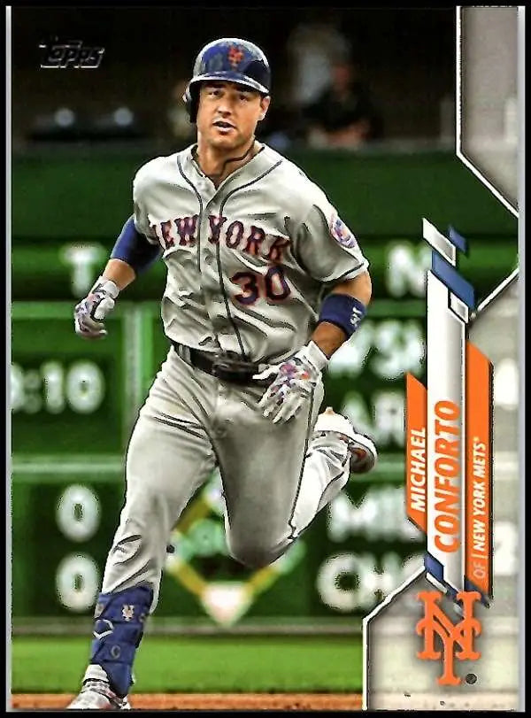 2020 Topps #75 Michael Conforto NM-MT New York Mets Baseball Card - Baseball Card Single