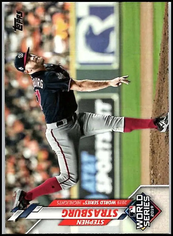 2020 Topps #76 Stephen Strasburg NM-MT Washington Nationals Baseball Card - Baseball Card Single