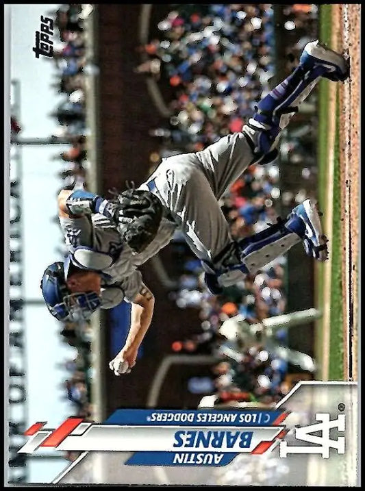 2020 Topps #80 Austin Barnes NM-MT Los Angeles Dodgers Baseball Card - Baseball Card Single