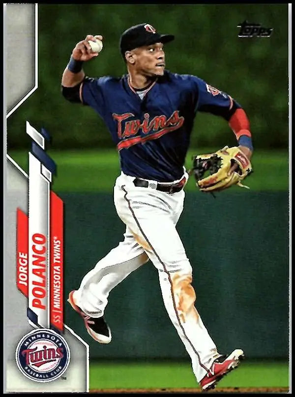 2020 Topps #82 Jorge Polanco NM-MT Minnesota Twins Baseball Card - Baseball Card Single