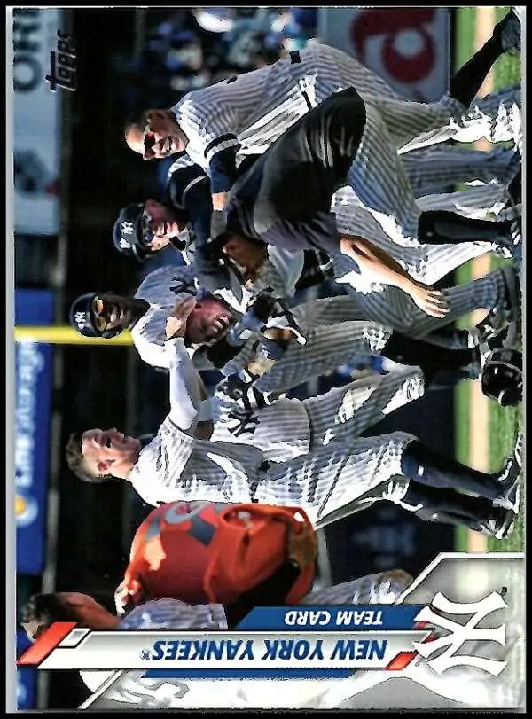 2020 Topps #83 New York Yankees NM-MT Baseball Card - Baseball Card Single