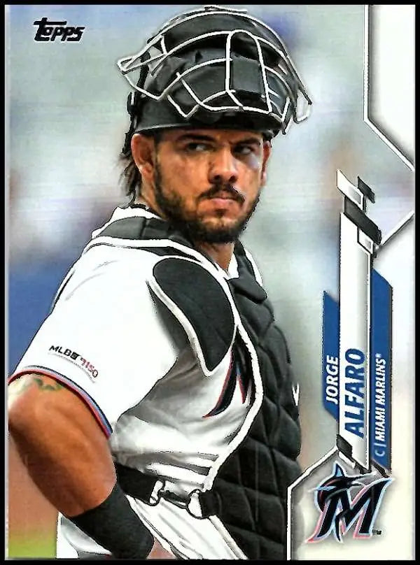2020 Topps #88 Jorge Alfaro NM-MT Miami Marlins Baseball Card - Baseball Card Single