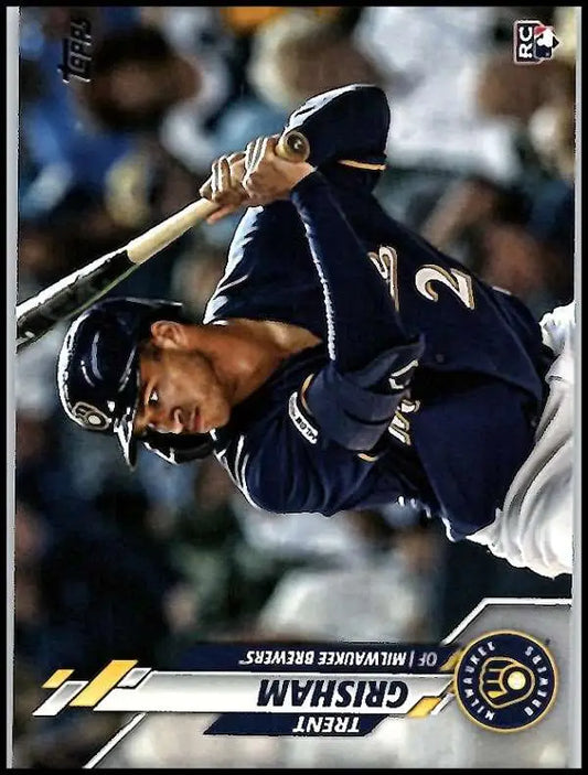 2020 Topps #9 Trent Grisham NM-MT RC Rookie Milwaukee Brewers Baseball Card - Baseball Card Single