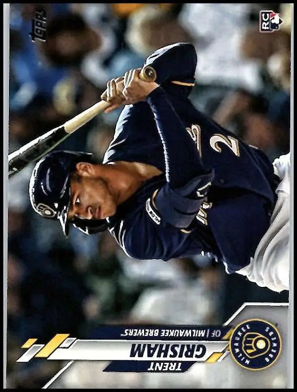 2020 Topps #9 Trent Grisham NM-MT RC Rookie Milwaukee Brewers Baseball Card - Baseball Card Single