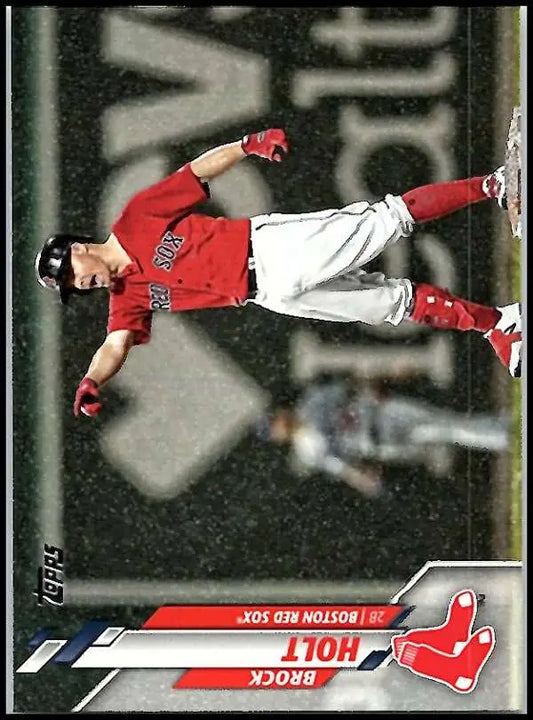 2020 Topps #90 Brock Holt NM-MT Boston Red Sox Baseball Card - Baseball Card Single