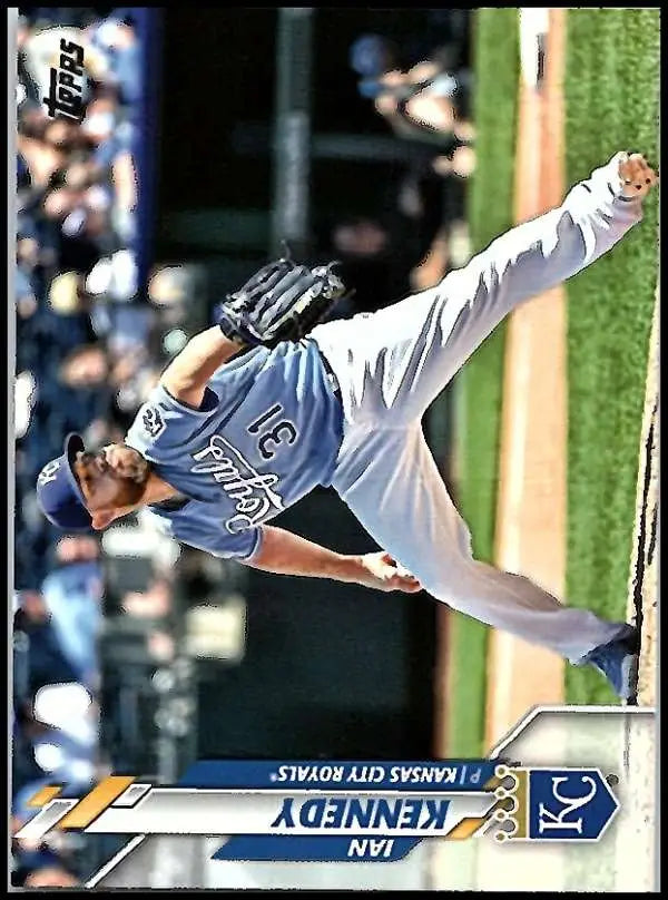 2020 Topps #95 Ian Kennedy NM-MT Kansas City Royals Baseball Card - Baseball Card Single