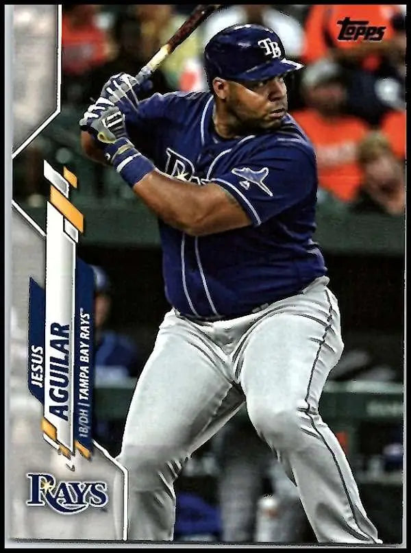 2020 Topps #98 Jesus Aguilar NM-MT Tampa Bay Rays Baseball Card - Baseball Card Single
