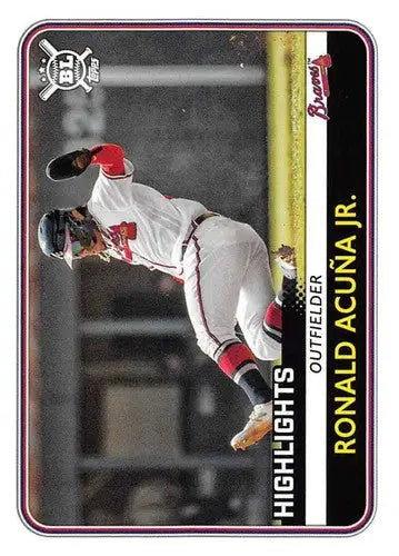 2020 Topps Big League #300 Ronald Acuna Jr. NM-MT Braves - Baseball Card Single
