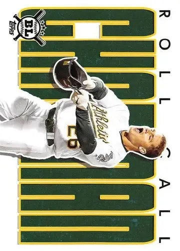 Original gloss Baseball card from 2020 Topps Big League Roll Call series featuring Matt Chapman