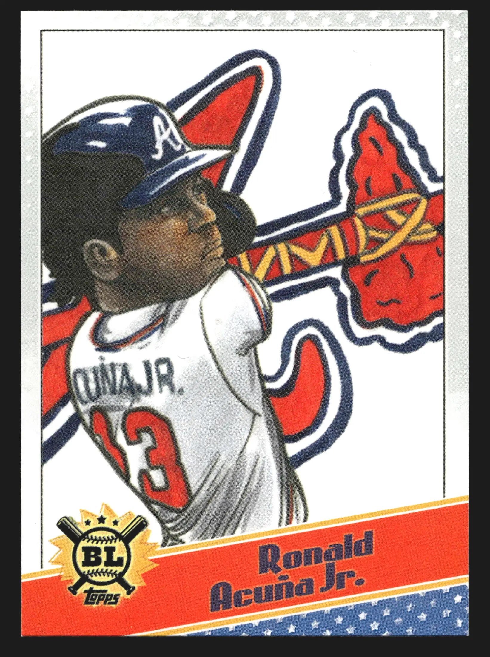 2020 Topps Big League #SCO-RA Ronald Acuna Jr. Star Caricature