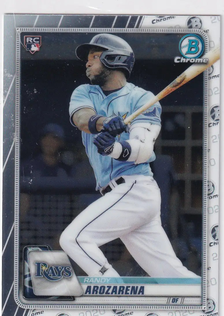 2020 TOPPS BOWMAN CHROME #11 RANDY AROZARENA- TAMPA BAY RAYS - Baseball Card Single