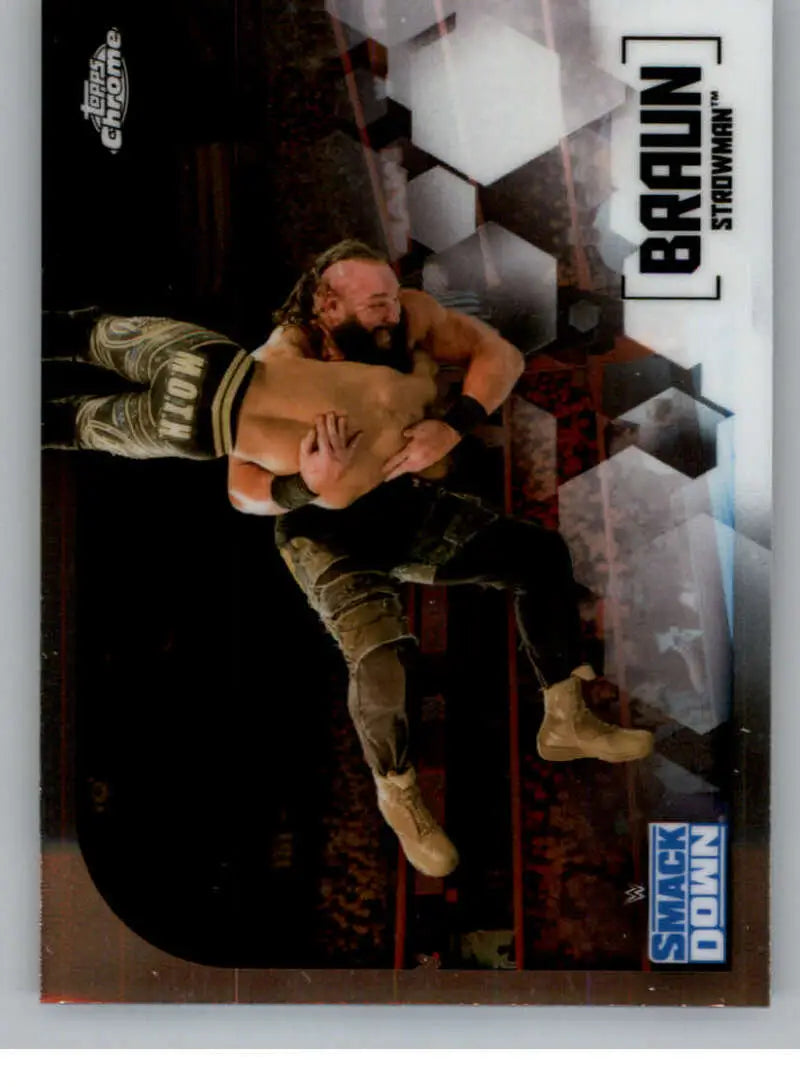 2020 Topps Chrome #14 Braun Strowman NM-MT Wrestling Card - Wrestling Card Single