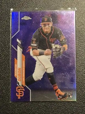 2020 Topps Chrome #168 Mauricio Dubon Purple Refractor #/299 - Baseball Card Single