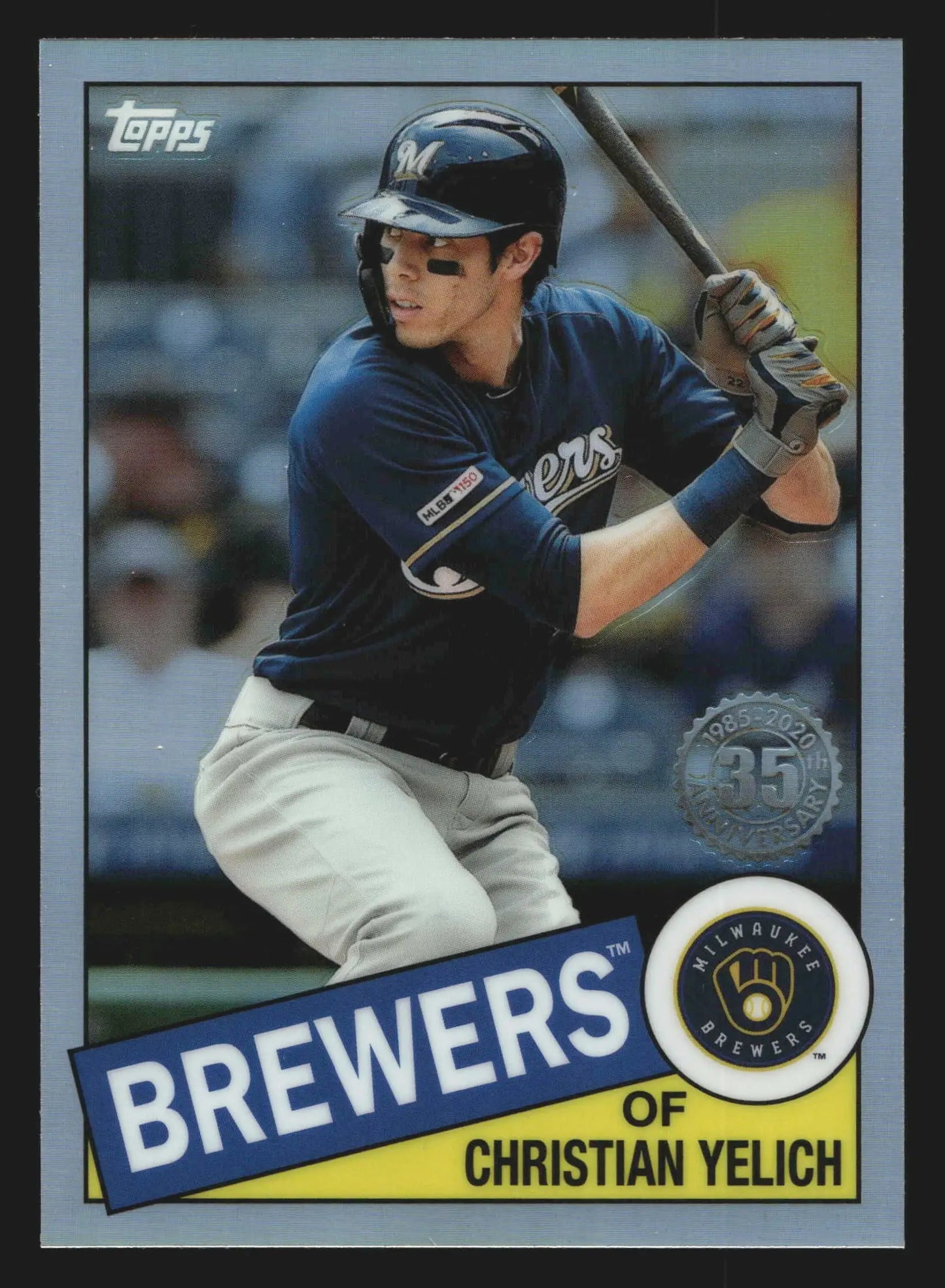 2020 Topps Chrome 1985 Topps #85TC-15 Christian Yelich Refractor - Baseball Card Single