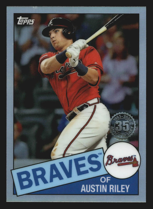 2020 Topps Chrome 1985 Topps #85TC-23 Austin Riley Braves - Baseball Card Single