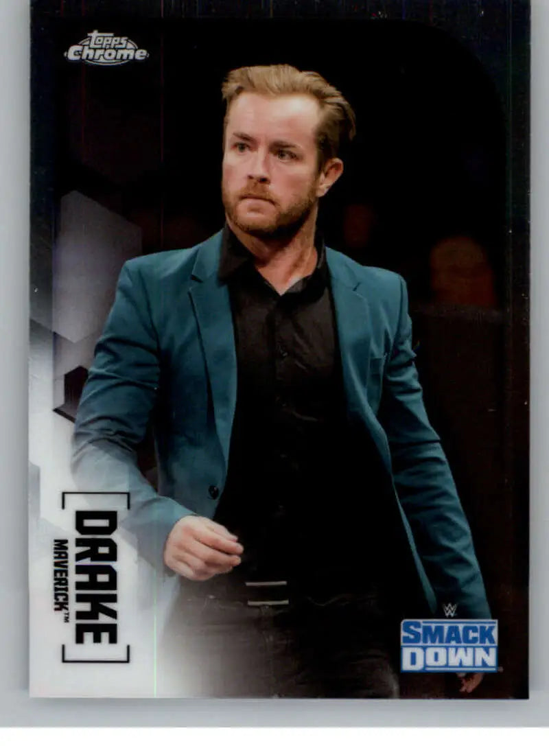 2020 Topps Chrome #22 Drake Maverick NM-MT Wrestling Card - Wrestling Card Single