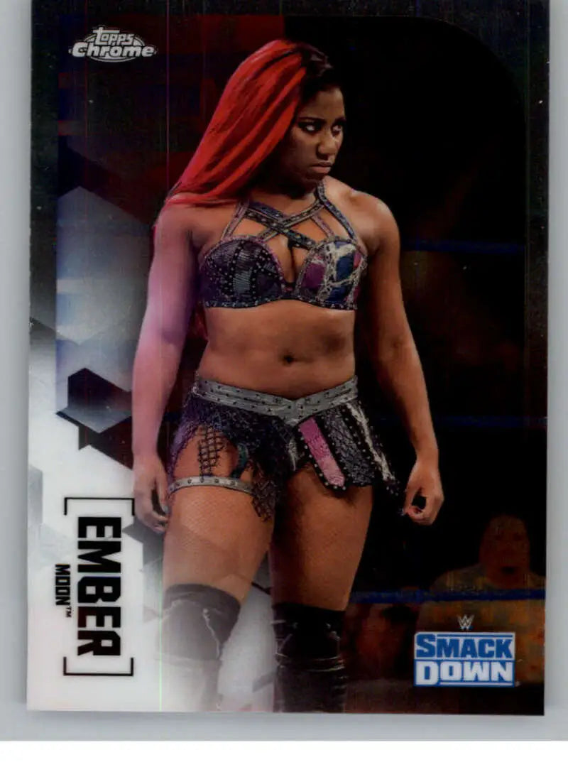 2020 Topps Chrome #26 Ember Moon NM-MT Wrestling Card - Wrestling Card Single