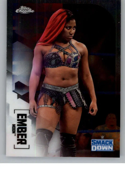 2020 Topps Chrome #26 Ember Moon NM-MT Wrestling Card - Wrestling Card Single