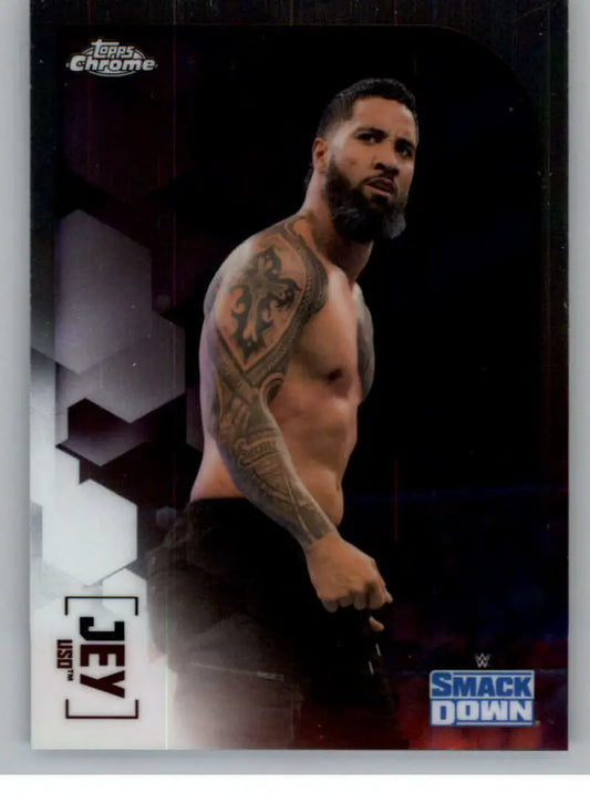 2020 Topps Chrome #31 Jey Uso NM-MT Wrestling Card - Wrestling Card Single