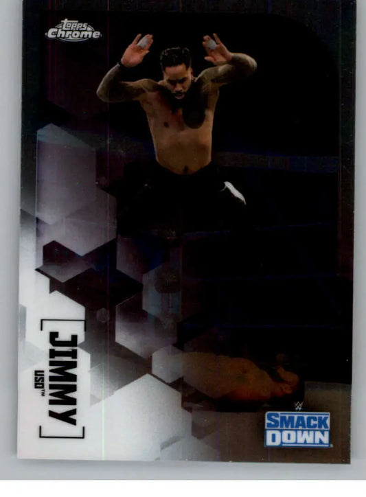 2020 Topps Chrome #32 Jimmy Uso NM-MT Wrestling Card - Wrestling Card Single