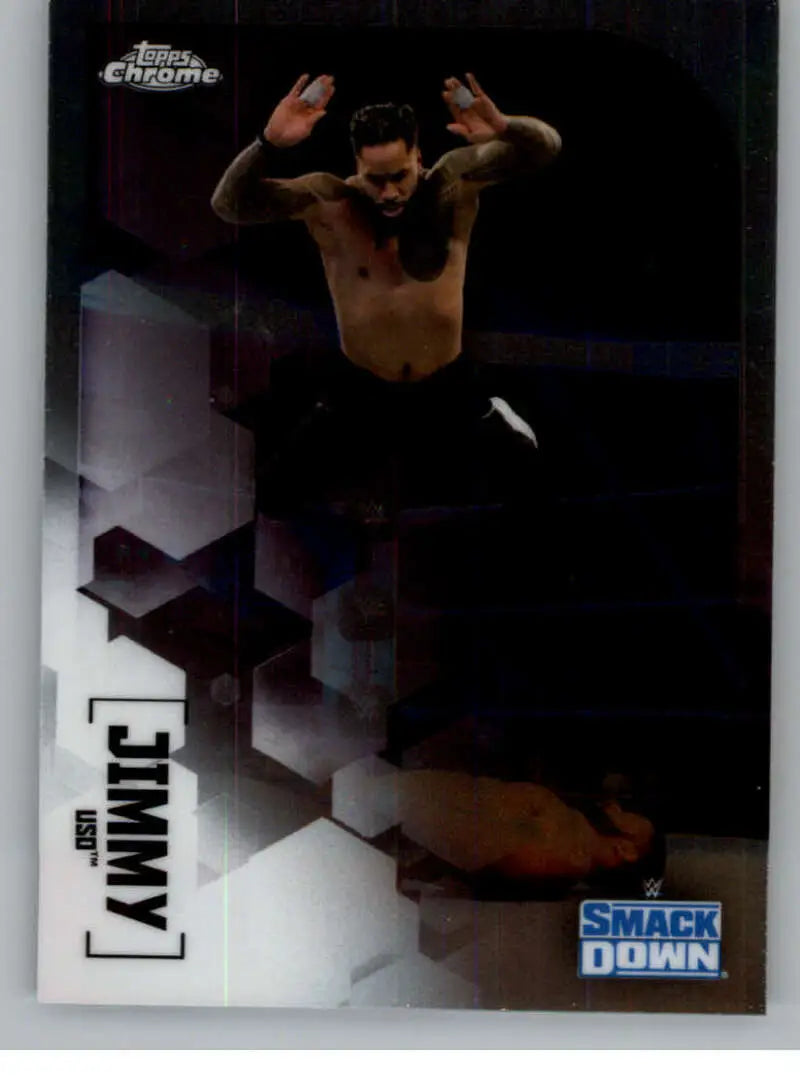 2020 Topps Chrome #32 Jimmy Uso NM-MT Wrestling Card - Wrestling Card Single