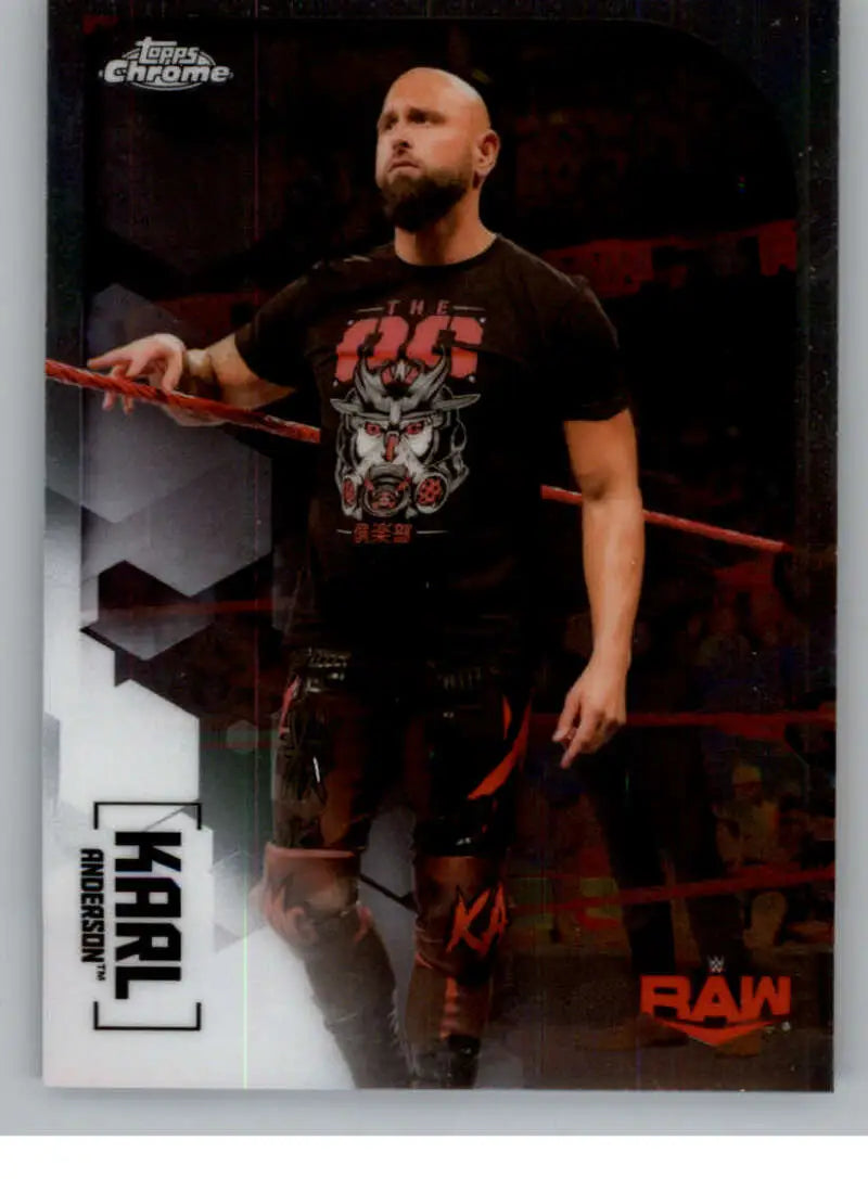 2020 Topps Chrome #36 Karl Anderson NM-MT Wrestling Card - Wrestling Card Single