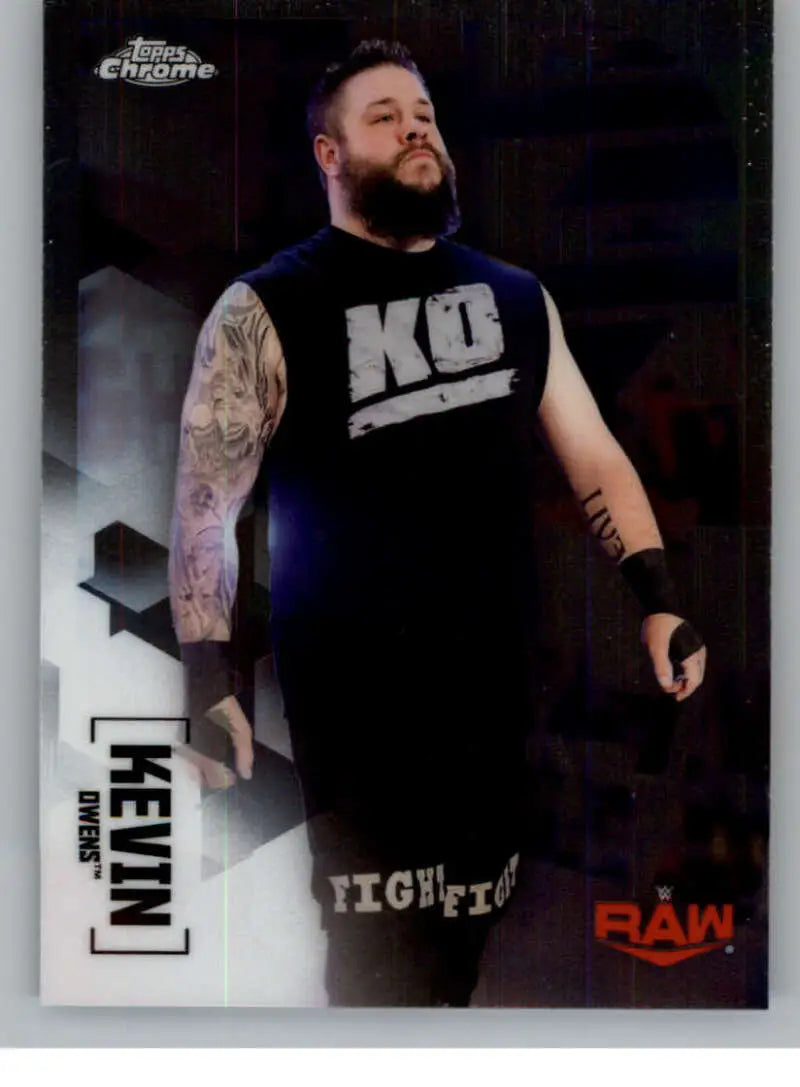 2020 Topps Chrome #37 Kevin Owens NM-MT Wrestling Card - Other
