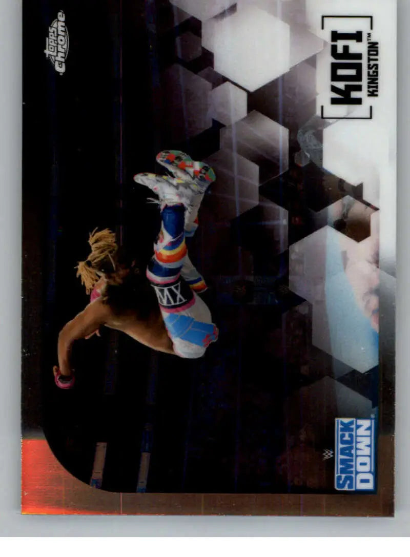 2020 Topps Chrome #38 Kofi Kingston NM-MT Wrestling Card - Wrestling Card Single