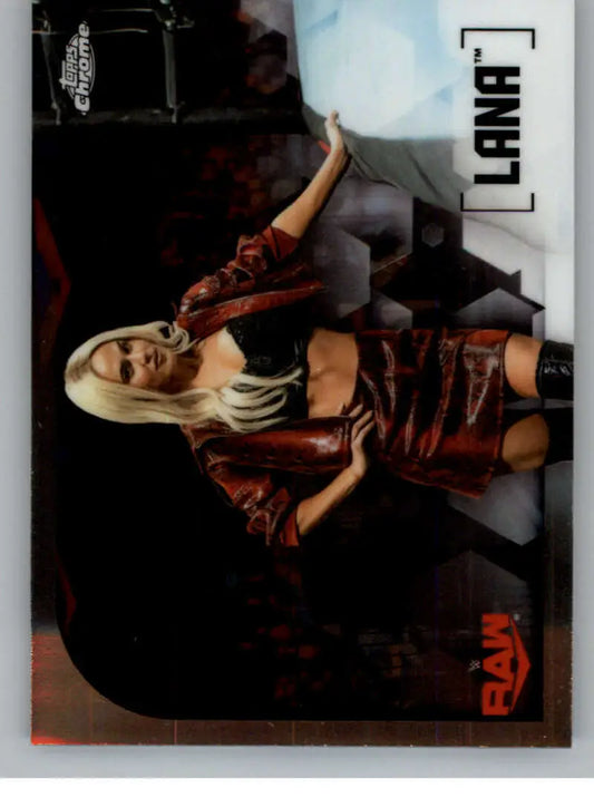2020 Topps Chrome #39 Lana NM-MT Wrestling Card - Wrestling Card Single