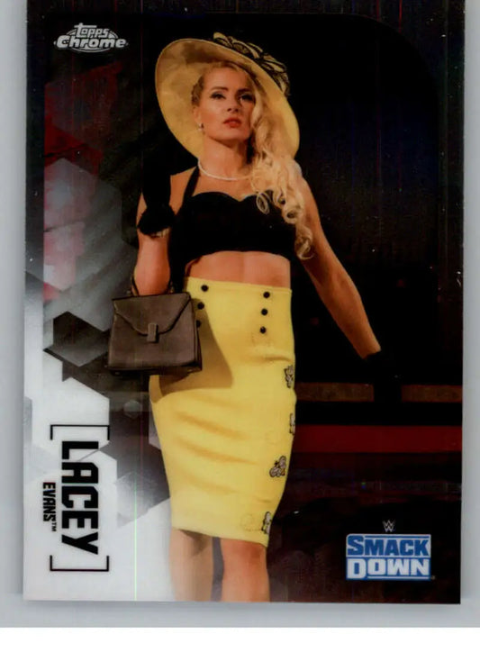 2020 Topps Chrome #40 Lacey Evans NM-MT Wrestling Card - Wrestling Card Single
