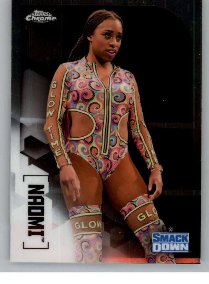 2020 Topps Chrome #43 Naomi NM-MT Wrestling Card - Other