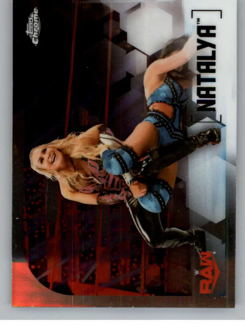 2020 Topps Chrome #44 Natalya NM-MT Wrestling Card