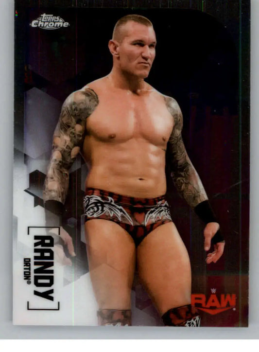 2020 Topps Chrome #48 Randy Orton NM-MT Wrestling Card - Wrestling Card Single