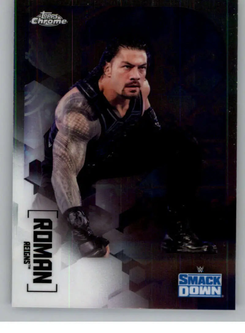 2020 Topps Chrome #50 Roman Reigns NM-MT Wrestling Card - Other