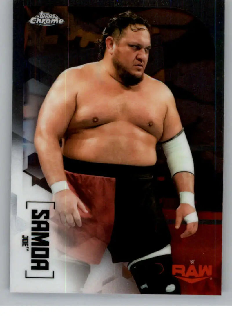 2020 Topps Chrome #56 Samoa Joe NM-MT Wrestling Card - UFC/MMA Card Single
