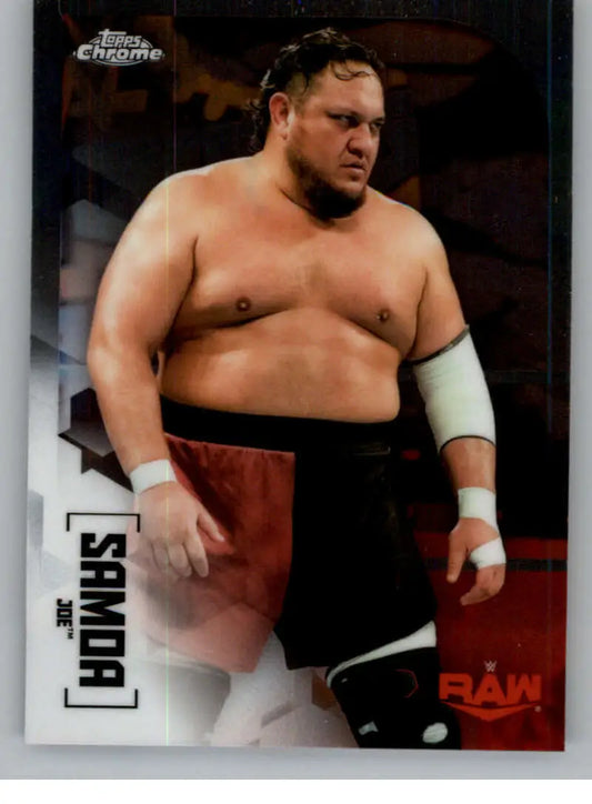2020 Topps Chrome #56 Samoa Joe NM-MT Wrestling Card - Wrestling Card Single