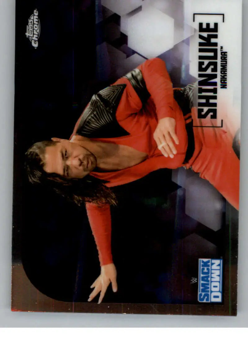 2020 Topps Chrome #60 Shinsuke Nakamura NM-MT Wrestling Card - Wrestling Card Single