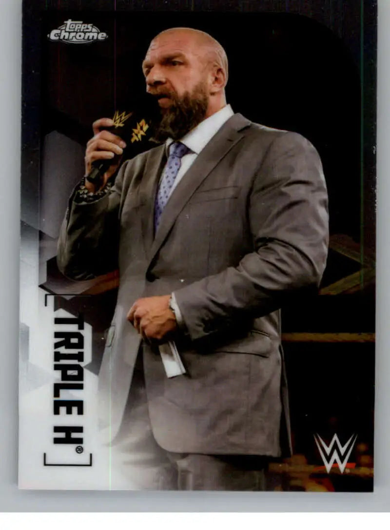 2020 Topps Chrome #65 Triple H NM-MT Wrestling Card - Other