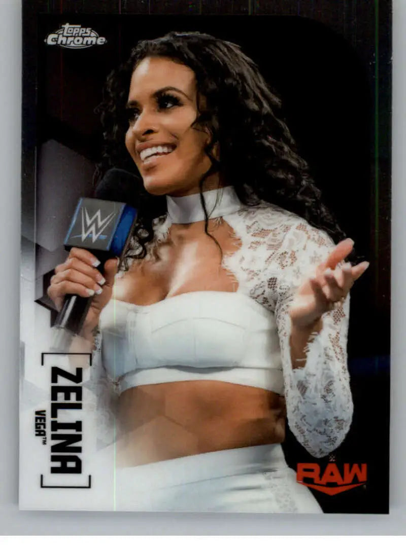 2020 Topps Chrome #68 Zelina Vega NM-MT Wrestling Card - Wrestling Card Single