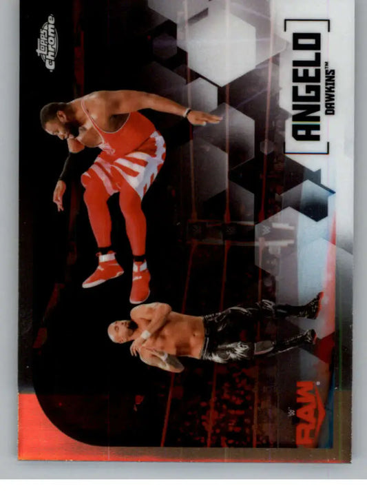2020 Topps Chrome #71 Angelo Dawkins NM-MT Wrestling Card - Wrestling Card Single