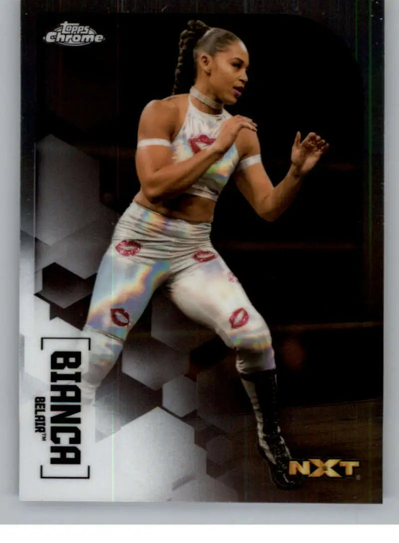 2020 Topps Chrome #72 Bianca Belair NM-MT Wrestling Card - Wrestling Card Single