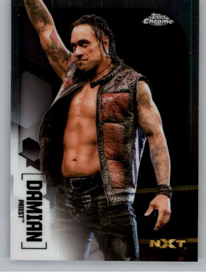 2020 Topps Chrome #78 Damian Priest NM-MT Wrestling Card - Wrestling Card Single