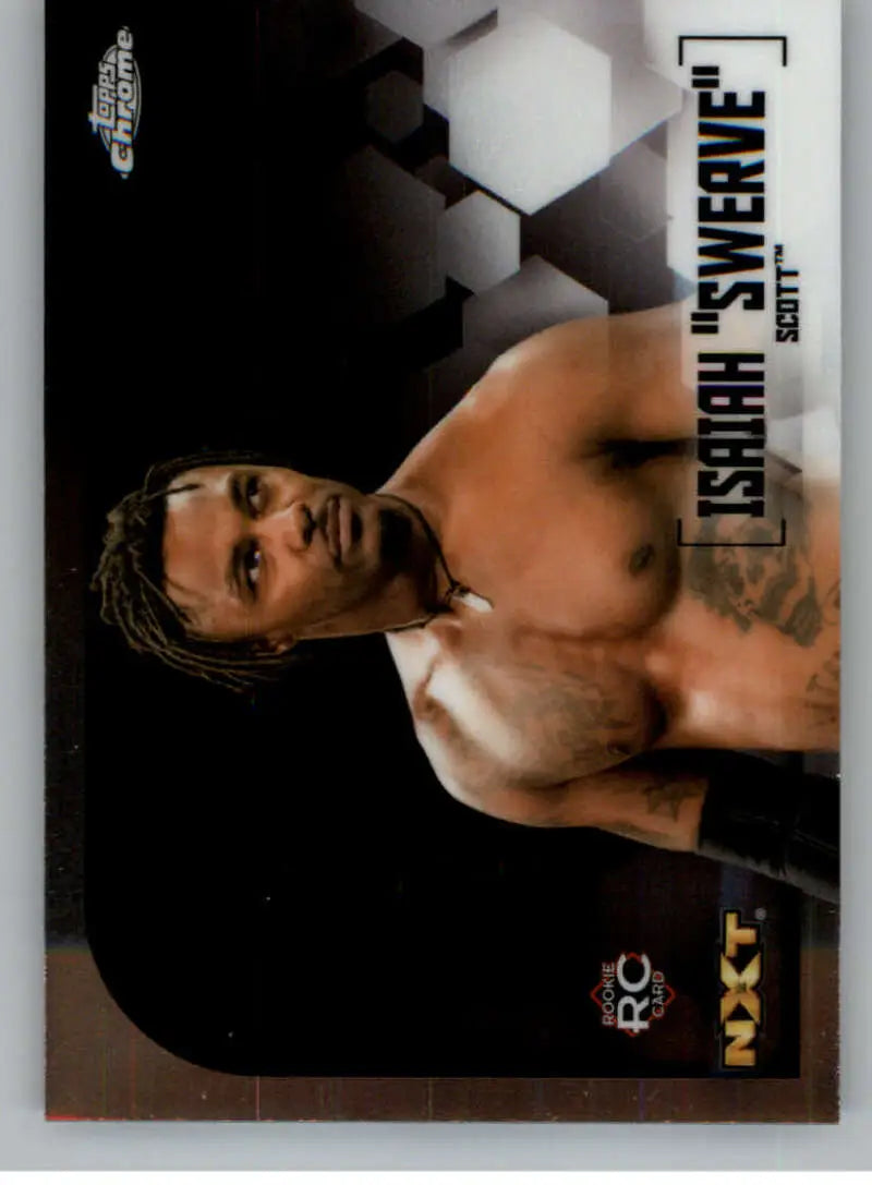 2020 Topps Chrome #81 Isaiah Swerve Scott NM-MT Wrestling Card - Other