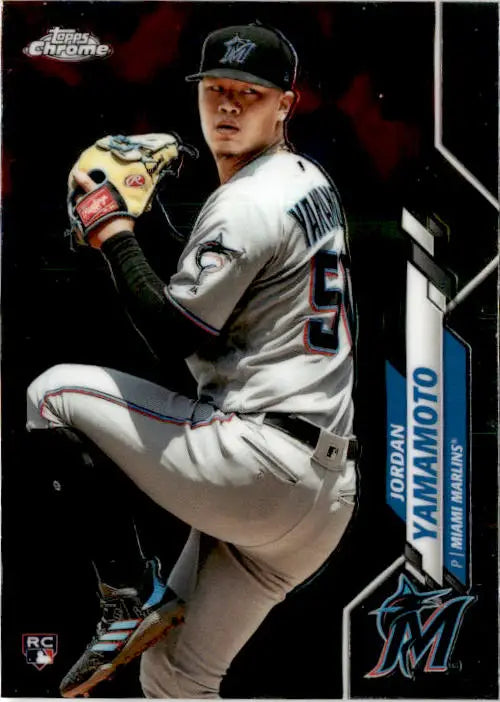 2020 Topps Chrome #82 Jordan Yamamoto - Baseball Card Single
