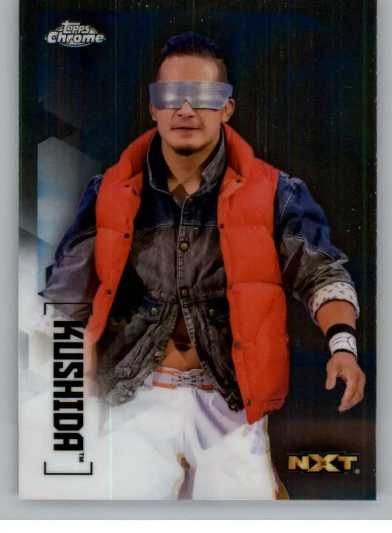 2020 Topps Chrome #84 Kushida NM-MT Wrestling Card - Wrestling Card Single